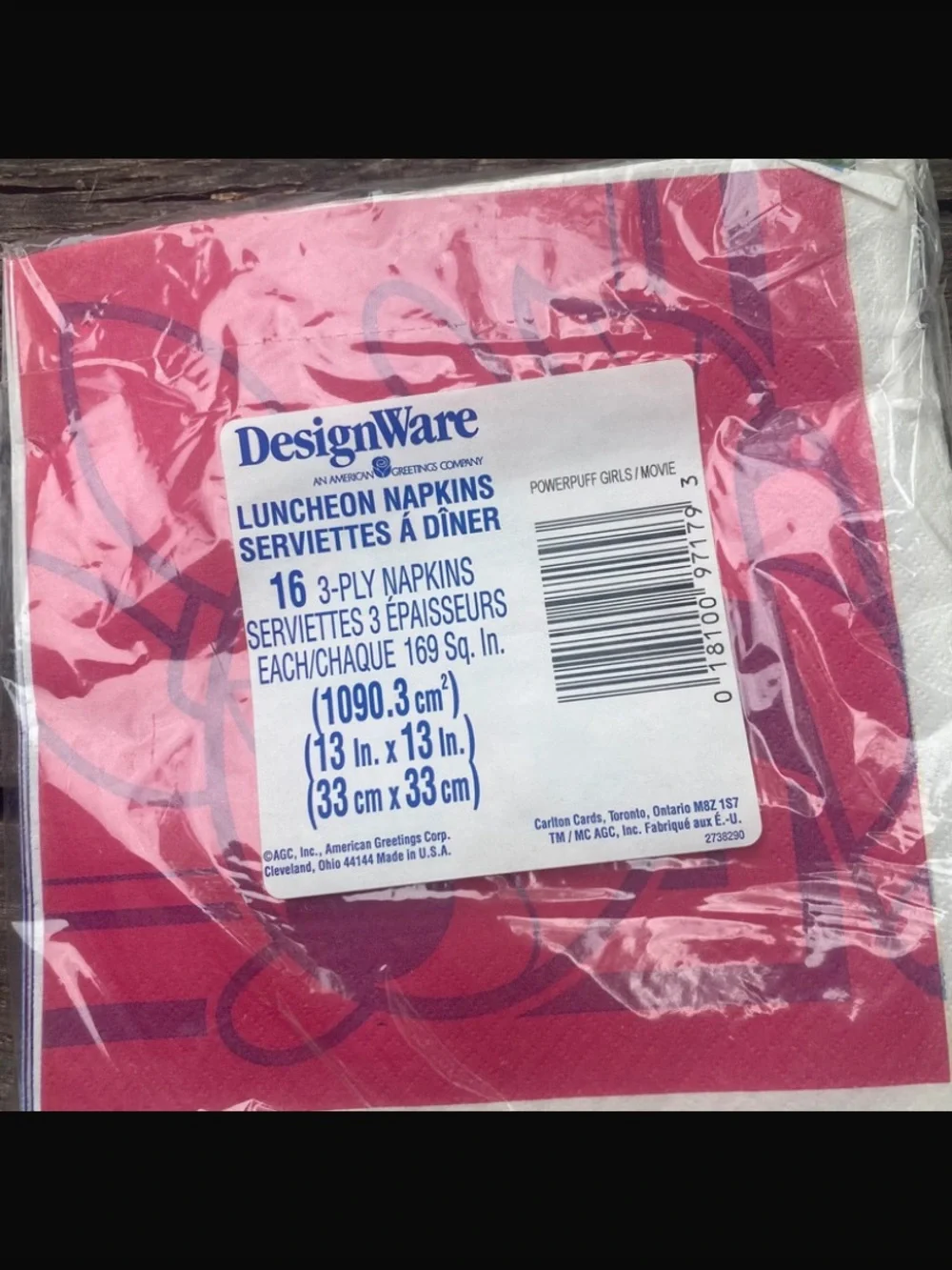Y2K Vintage Deadstock Powerpuff Girls Part Supplies Birthday Celebration